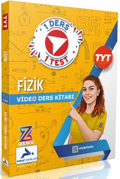 Fizikfinito Paraf Z Takımı TYT Fizik Video Ders Anlatım Kitabı Prf Paraf Yayınları YKS Fotokopi
