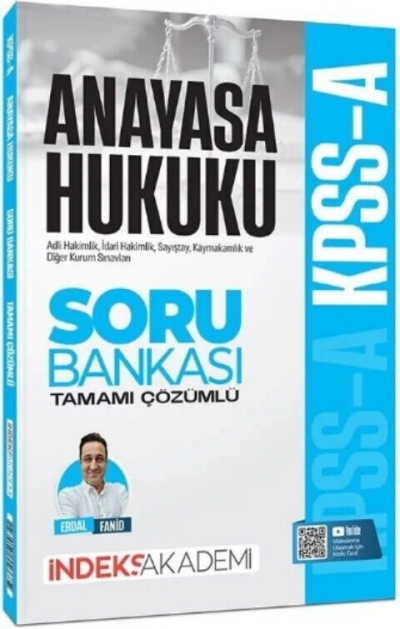 KPSS A Grubu Anayasa Hukuku Soru Bankası Çözümlü - Erdal Fanid İndeks Akademi Yayıncılık YKS Fotokopi