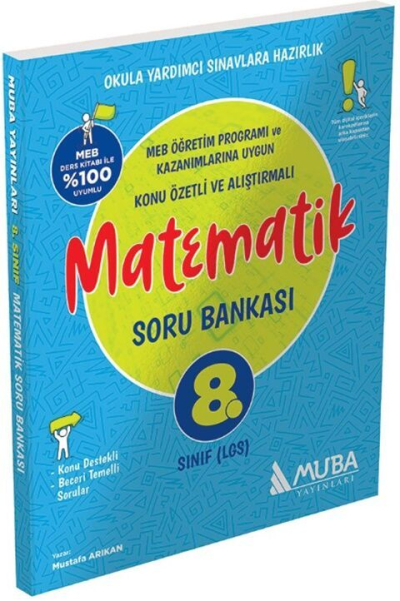 8. Sınıf Matematik Soru Bankası Muba Yayınları YKS Fotokopi