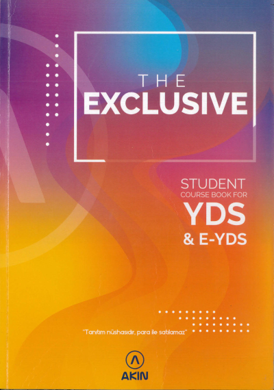 THE EXCLUSIVE STUDENT COURSE BOOK FOR YDS & E-YDS YKS Fotokopi
