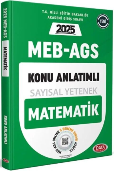 2025 MEB AGS Sayısal Yetenek Matematik Konu Anlatımlı Data Yayınları YKS Fotokopi