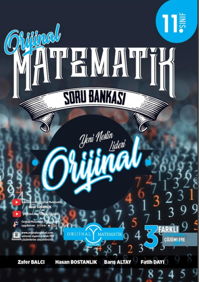 11. Sınıf Matematik Orijinal Soru Bankası Orijinal Yayınları YKS Fotokopi