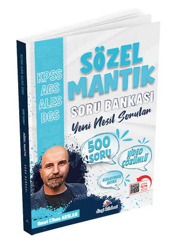 KPSS MEB-AGS ALES DGS Sözel Mantık Soru Bankası Çözümlü Dizgi Kitap YKS Fotokopi
