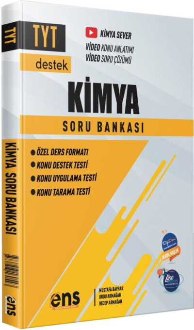 TYT Kimya Destek Soru Bankası ENS Yayıncılık YKS Fotokopi