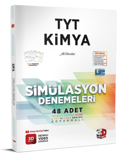 Tyt Kimya Simülasyon Denemeleri Detaylı Video Çözümlü YKS Fotokopi
