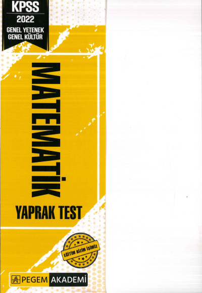 MATEMATİK YAPRAK TEST YKS Fotokopi