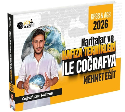 2026 MEB AGS KPSS Mehmet Eğit Haritalar ve Hafıza Teknikleriyle Coğrafya Eğit Akademi YKS Fotokopi