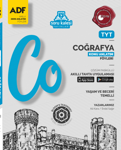 Soru Kalesi TYT Coğrafya ADF Konu Anlatım Föyleri YKS Fotokopi