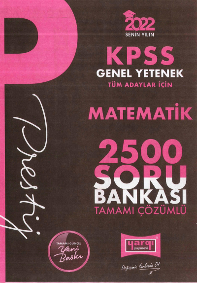 PRESTİJ MATEMATİK TAMAMI ÇÖZÜMLÜ SORU BANKASI YKS Fotokopi