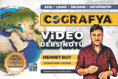 COĞRAFYA VİDEO DERS NOTU YKS Fotokopi