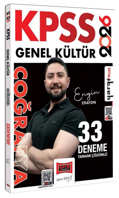 2026 KPSS Coğrafya 33 Deneme Çözümlü Engin Eraydın Yargı Yayınları YKS Fotokopi