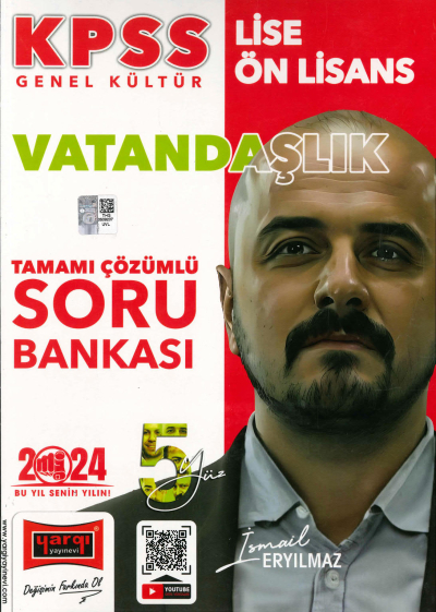 VATANDAŞLIK TAMAMI ÇÖZÜMLÜ SORU BANKASI (5YÜZ) YKS Fotokopi