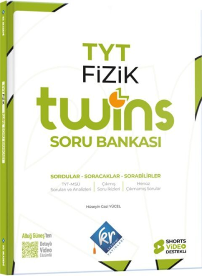 YKS TYT Fizik Twins Soru Bankası Çözümlü KR Akademi YKS Fotokopi
