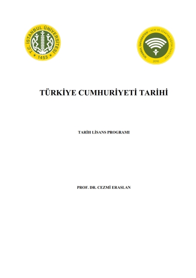 Türkiye Cumhuriyeti Tarihi YKS Fotokopi