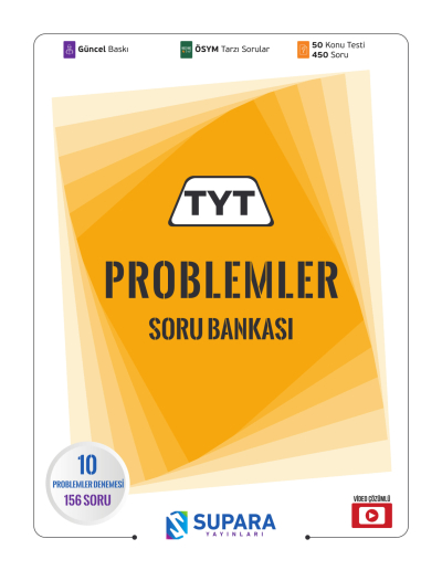 TYT Problemler Soru Bankası YKS Fotokopi