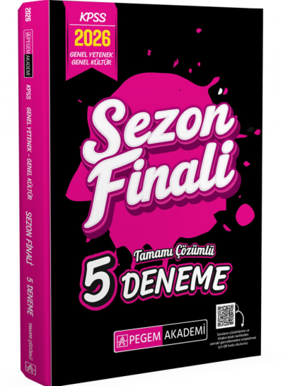 2026 KPSS Genel Yetenek Genel Kültür Sezon Finali Tamamı Çözümlü 5 Deneme Pegem Yayınları YKS Fotokopi