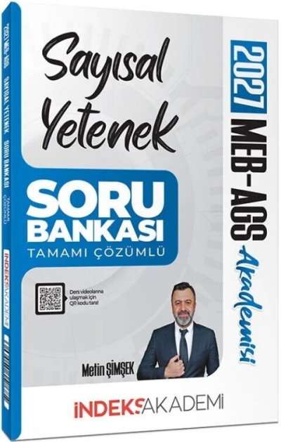 MEB-AGS Akademisi Sayısal Yetenek Soru Bankası Çözümlü Metin Şimşek İndeks Akademi Yayıncılık YKS Fotokopi