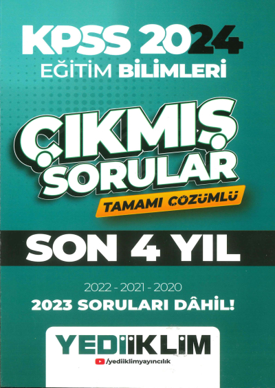 2020-2023 ÇIKMIŞ SORULAR TAMAMI ÇÖZÜMLÜ YKS Fotokopi