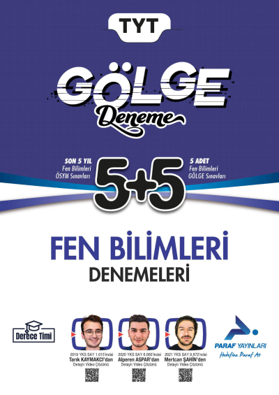 TYT Fen Bilimleri Gölge Deneme Paraf Yayınları YKS Fotokopi