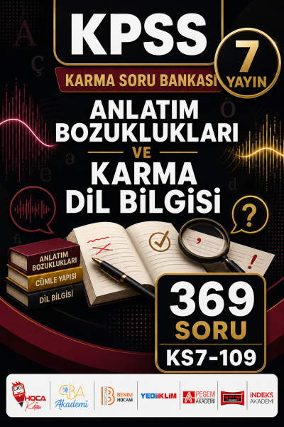 Anlatım Bozuklukları ve Karma Dil Bilgisi 7 Yayın 369 Soru YKS Fotokopi
