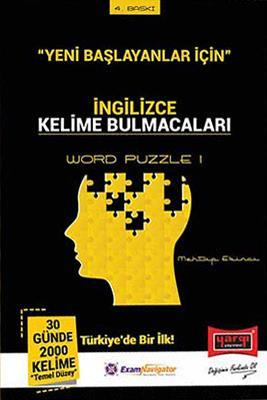 YENİ BAŞLAYANLAR İÇİN İNGİLİZCE KELİME BULMACALARI WORD PUZZLE 1 YKS Fotokopi