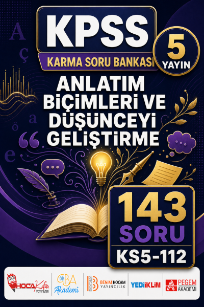 Anlatım Biçimleri ve Düşünceyi Geliştirme 5 Yayın 143 Soru YKS Fotokopi