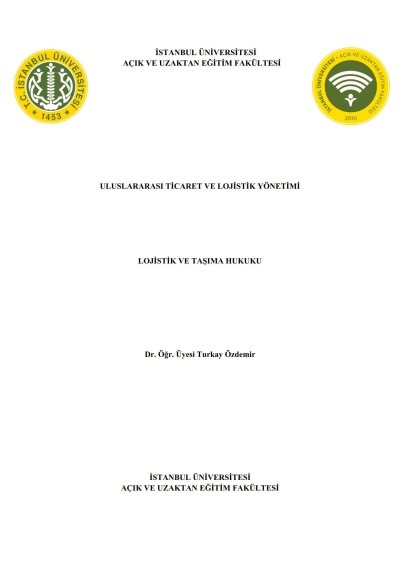 Uluslararası Ticaret ve Lojistik Yönetimi YKS Fotokopi