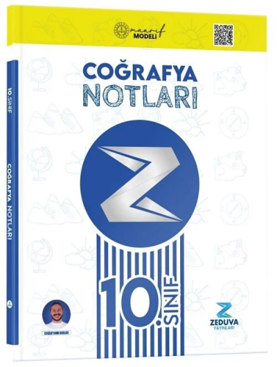 Coğrafyanın Kodları Maarif Modeli 10. Sınıf Coğrafya Notları Zeduva Yayınları