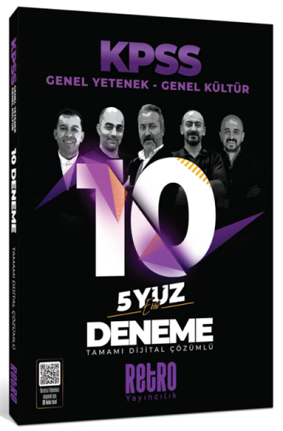 KPSS Genel Yetenek Genel Kültür 10 Lu Deneme Retro Yayıncılık YKS Fotokopi