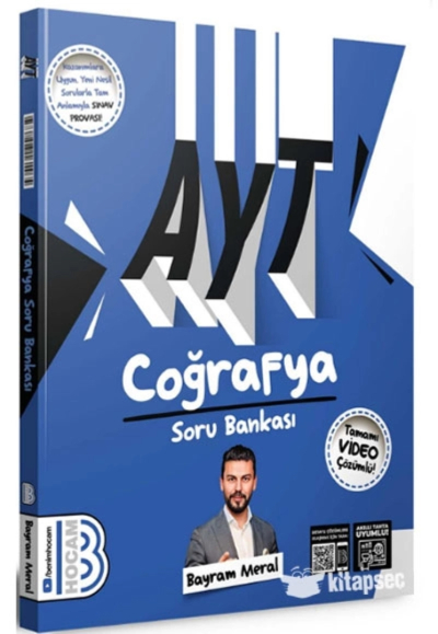 AYT Coğrafya Tamamı Video Çözümlü Soru Bankası Benim Hocam Yayınları YKS Fotokopi