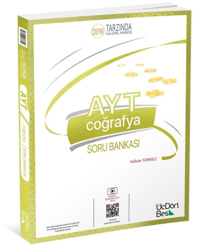2027 AYT Coğrafya Soru Bankası Üç Dört Beş Yayınları YKS Fotokopi