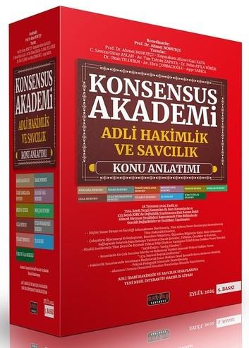 Savaş 2024 KONSENSUS Akademi Adli Hakimlik ve Savcılık Konu Anlatımı Modüler Set 5. Baskı - Ahmet Nohutçu Savaş Yayınları YKS Fotokopi