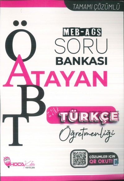 2025 ÖABT MEB-AGS Türkçe Öğretmenliği Atayan Soru Bankası Çözümlü Hoca Kafası Yayınları YKS Fotokopi