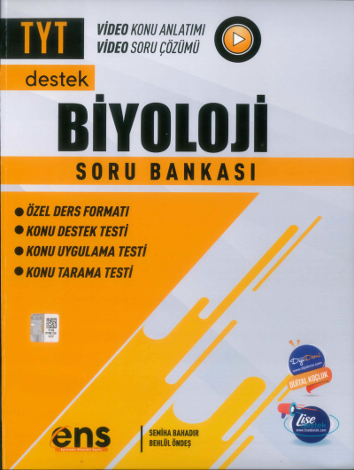 TYT Biyoloji Soru Bankası ENS Yayıncılık YKS Fotokopi