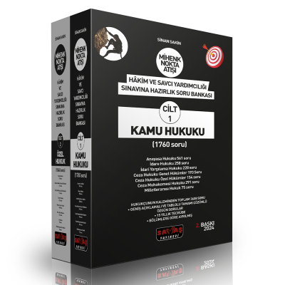 MİHENK Nokta Atışı Hakim ve Savcı Yardımcılığı Sınavına Hazırlık Kamu Hukuku ve Özel Hukuk Soru Bankası