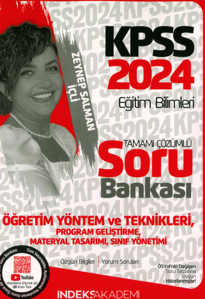 ÖYT- PROGRAM GELİŞTİRME- MATERYAL TASARIMI- SINIF YÖNETİMİ TAMAMI ÇÖZÜMLÜ SORU BANKASI YKS Fotokopi