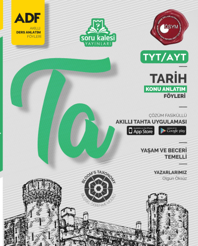 Soru Kalesi TYT AYT Tarih Konu Anlatım Föyleri YKS Fotokopi