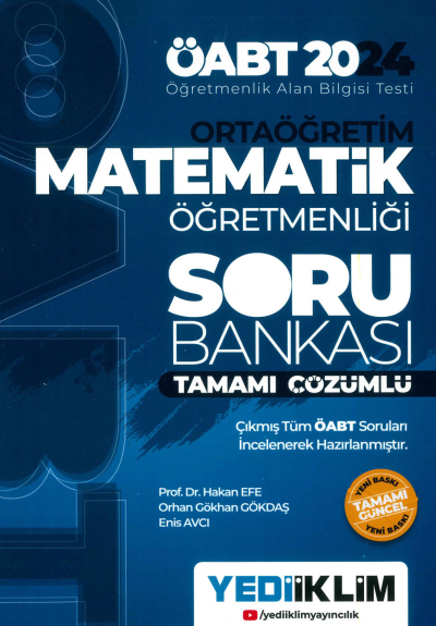 LİSE MATEMATİK ÖĞRETMENLİĞİ SORU BANKASI TAMAMI ÇÖZÜMLÜ YKS Fotokopi
