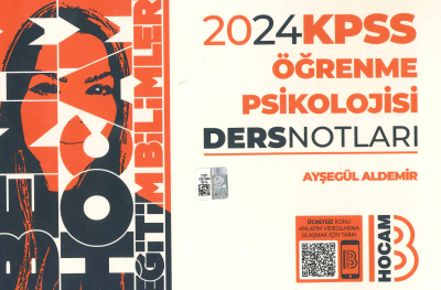 ÖĞRENME PSİKOLOJİSİ DERS NOTLARI YKS Fotokopi