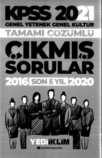 SON 5 YIL GK GY TÜM DERSLER ÇÖZÜMLÜ ÇIKMIŞ SORULAR 2016-2020 YKS Fotokopi