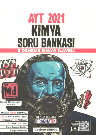AYT Kimya Soru Bankası 5 Deneme Sınavı İlaveli Pragmatik Serisi (Pragmatik YKS Fotokopi