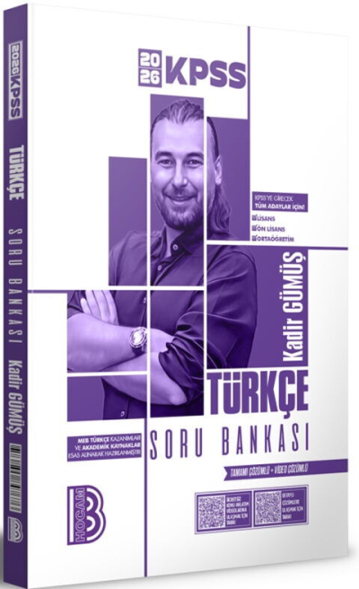 2026 KPSS Türkçe Tamamı Video Çözümlü Soru Bankası Benim Hocam Yayınları YKS Fotokopi