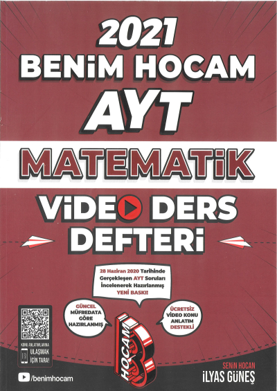 AYT MATEMATİK VİDEO DERS DEFTERİ YKS Fotokopi