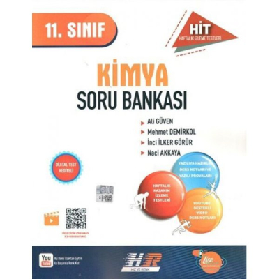11. Sınıf Kimya HİT Soru Bankası Hız ve Renk YKS Fotokopi