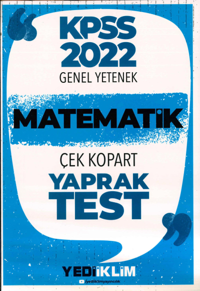 MATEMATİK ÇEK KOPART YKS Fotokopi