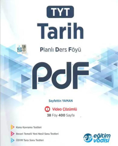 TYT Tarih Planlı Ders Föyü PDF Eğitim Vadisi Yayınları YKS Fotokopi