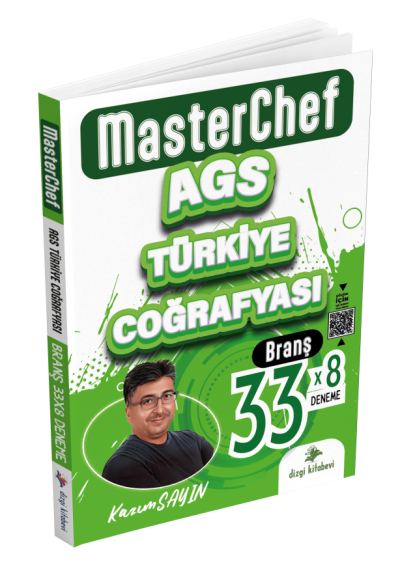 2025 MEB AGS Türkiye Coğrafyası Masterchef 33x8 Deneme Çözümlü Dizgi Kitap YKS Fotokopi