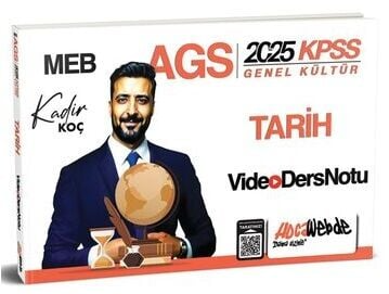 2025 MEB-AGS Tarih Video Ders Notu HocaWebde Yayınları YKS Fotokopi