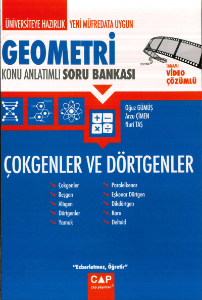 TYT-AYT GEOMETRİ ÇOKGENLER VE DÖRTGENLER ANLATIMLI SORU BANKASI YKS Fotokopi