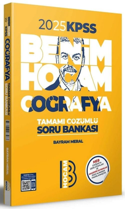 Benim Hocam Yayınları 2025 KPSS Coğrafya Tamamı Çözümlü Soru Bankası YKS Fotokopi
